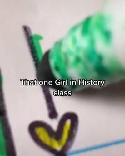 Extra points for glitter pens