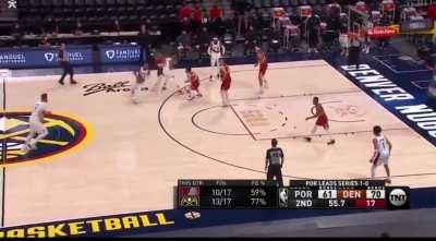 [Highlight] Shaq Harrison's defense on Dame after he went Nuclear and hit 4 3's in a row.