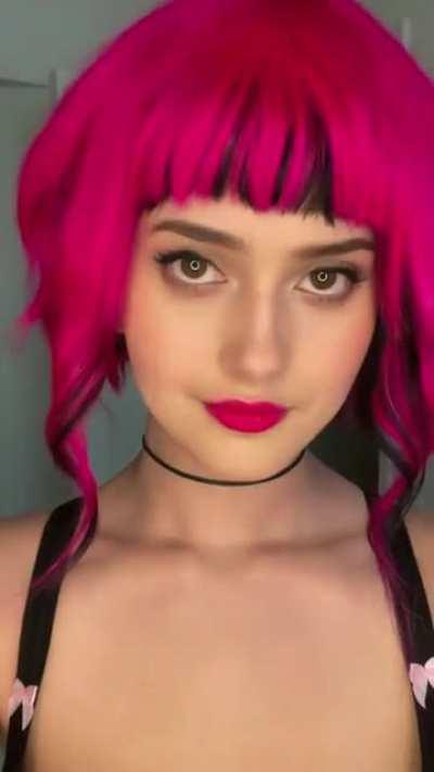 BEST. RAMONA COSPLAYER EVER!! Ugh, her eyes are everything 😍🤩🤤