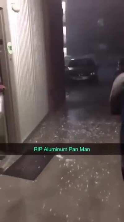 Aluminum Pan Man, the thunder channeler