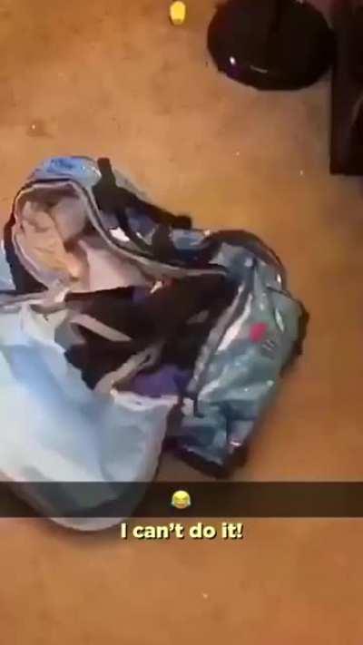 Kid accidentally breaks a glass door.