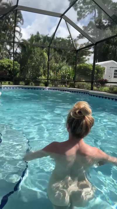 I hope you'll join me for a swim