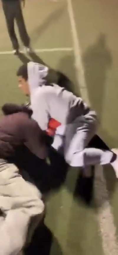 Friends absolutely going at it in The Bronx