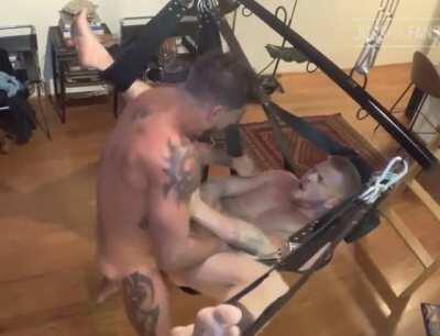 Neighbor came over for a breeding