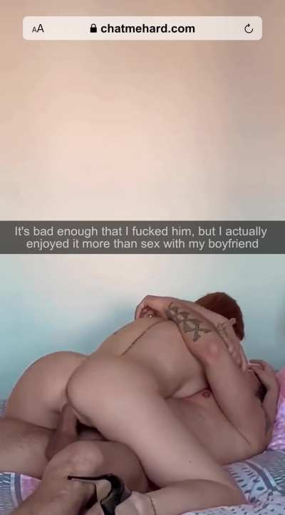 I really fucked up... I slept with my boyfriend's dad last night