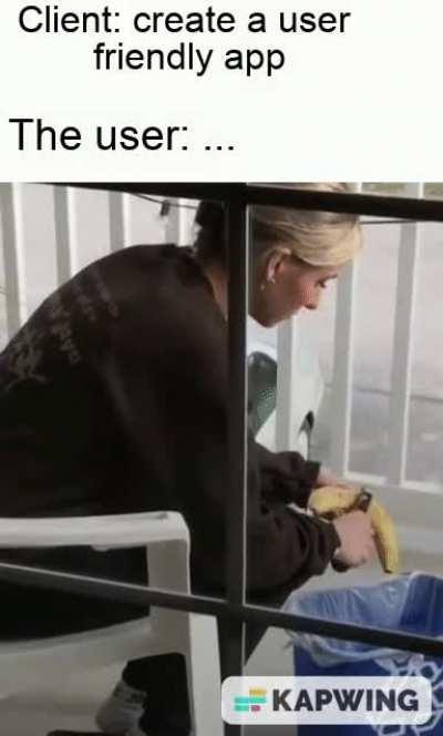 App: Please peel a Bannana