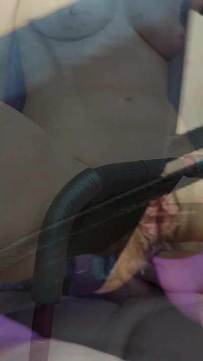 I ride his cum out of him then use it for lube [0:38]