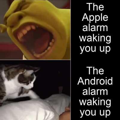 Apple Vs Android waking...