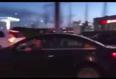 Forgetting to watch the road