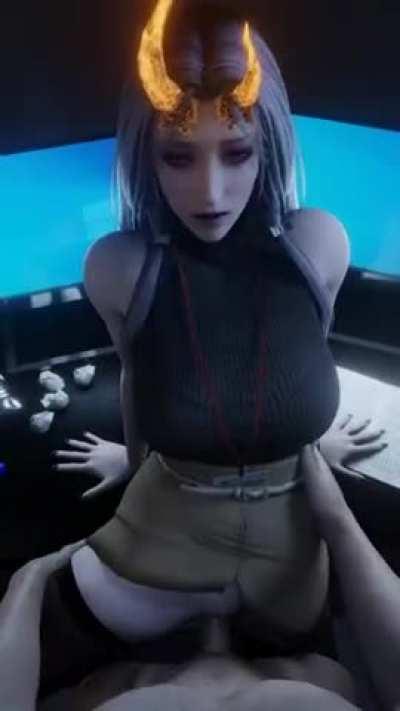 Office Lady Miyoshino (Lazyprocrastinator) [Nioh 2]