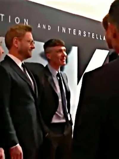 When your Cillian Murphy & meet royalty but your Irish Ancestry kicks in 💀