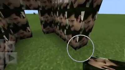 Ye I'm playing On mobile, But I made one of the Most cursed Texture Packs I've Imagined