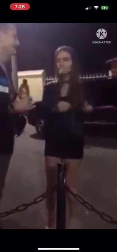 Chivalrous man tried to convince woman to quit smoking