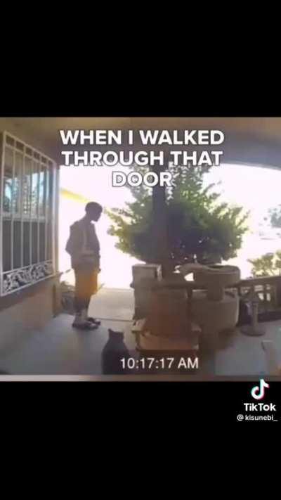 He was just existing 😭