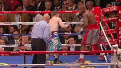 Boxers attempting to land clean on prime Floyd Mayweather challenge.