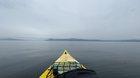 Raining whilst sea kayaking