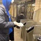 Taking the Subway in NY during a pandemic.