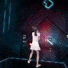 Beat Saber with staff