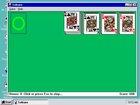the card deck animation on Win 98 solitaire