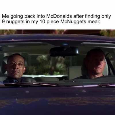 What kind of man messes up your order? No man