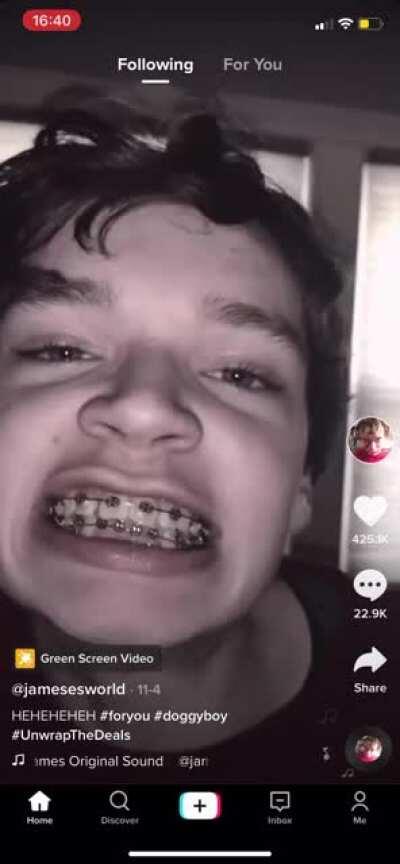 Is it legal to hit children yet? At least the ones on TikTok. This motherfucker is popular...how...HOW