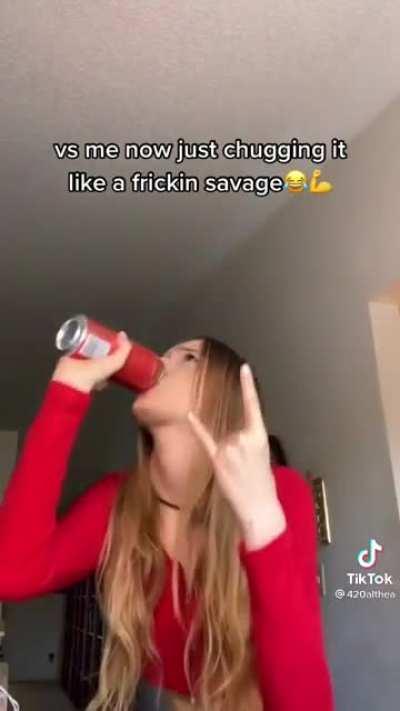 “Sorry if I look tipsy”