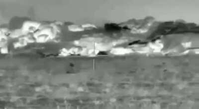 Russian Spetsnaz footage of multiple engagements against ISIS fighters in Syria
