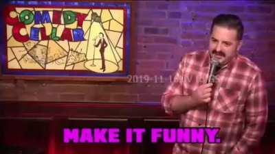 Gotta love stand-up!