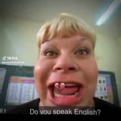 Can you speak english?