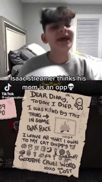 Tboi streamer thinks his mom is an opp