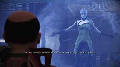 My headcanon for Shepard's initial encounter with Liara