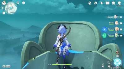 Ganyu Teleport. This one was a bit tricky