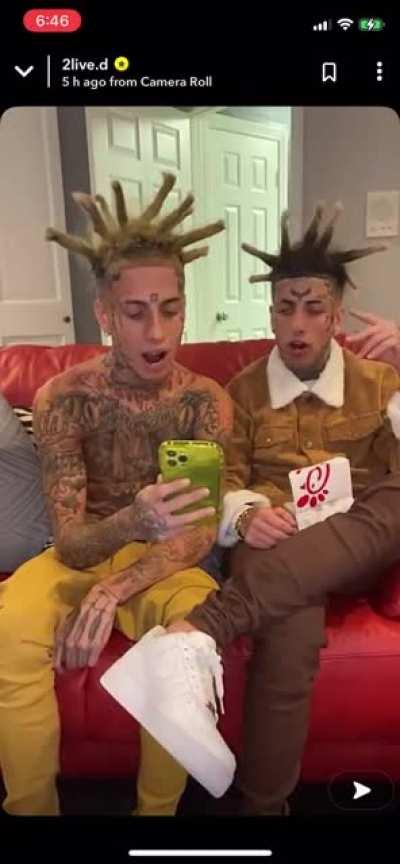 Island Boys plugging a cryptocurrency