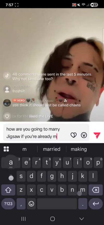 i can't believe i didn't know this fucker was married