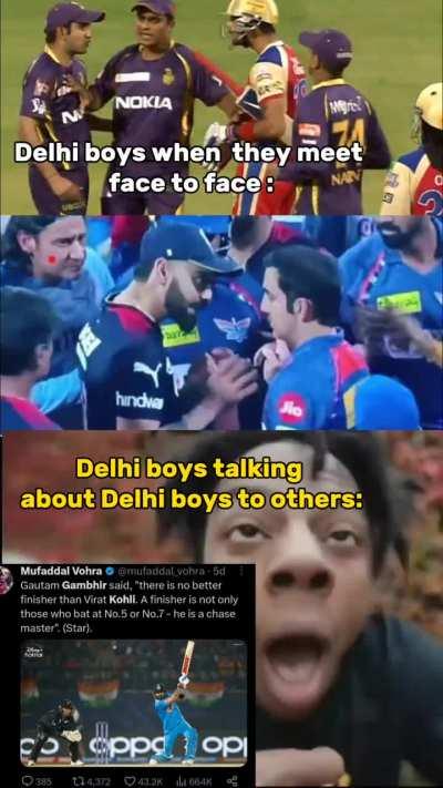 Be like Delhi boys