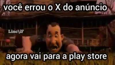 X do anúncio