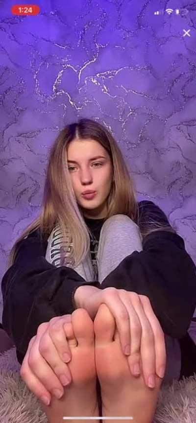 Katya Russian girl again finally