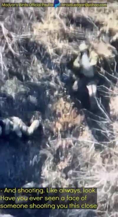 Madyar - UA drone recon. Vicinity of Bahmut and Soledar. Evening 26 Jan. Subtitled