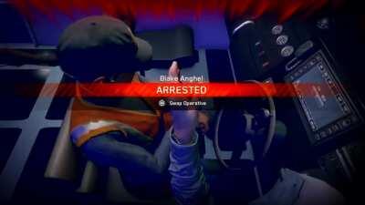 I only wanted to do a badass quick getaway