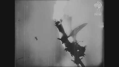 B-17 destroyed by Nike missile (1954)