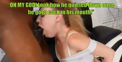 Okay, I'll just kiss it as a joke...