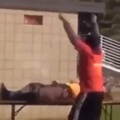 *falls and breaks back*