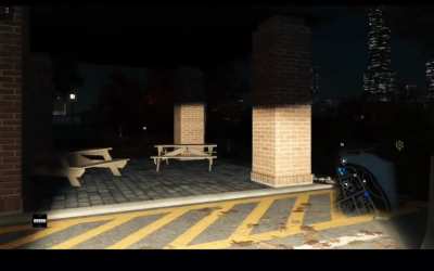 6 minutes of walking around and driving