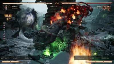 Hello Smoke mains, this is the best I've achieved in damage with 1 Bar