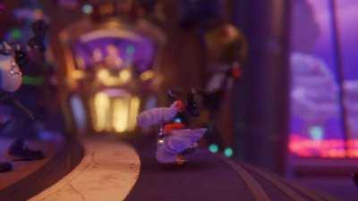 Rivet got some moves! - Rivet dancing in Ratchet & Clank: Rift Apart