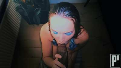 Polish girl love sucking black cock