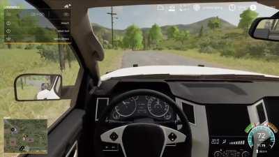 I delivered the skid steer, boss