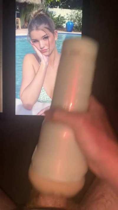 Brooke Monk BWC Fleshlight Cum Tribute (lots of moaning)