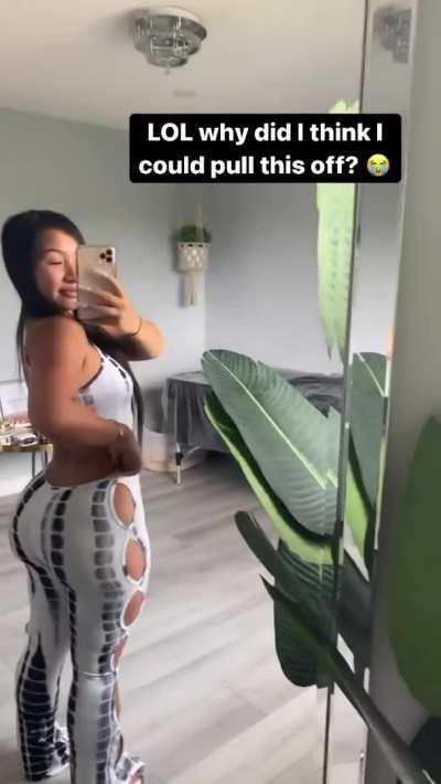 She definitely pulls it off