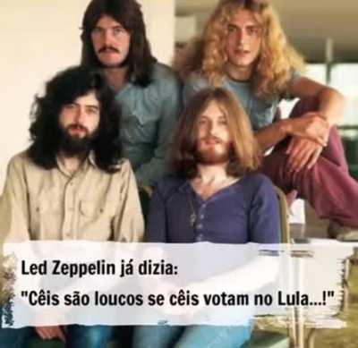 O Rock and roll sempre tem razão.